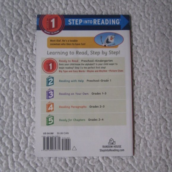 5/$20 Step into Reading Thomas Goes Fishing and Hello Olaf Book Bundle - Picture 5 of 5